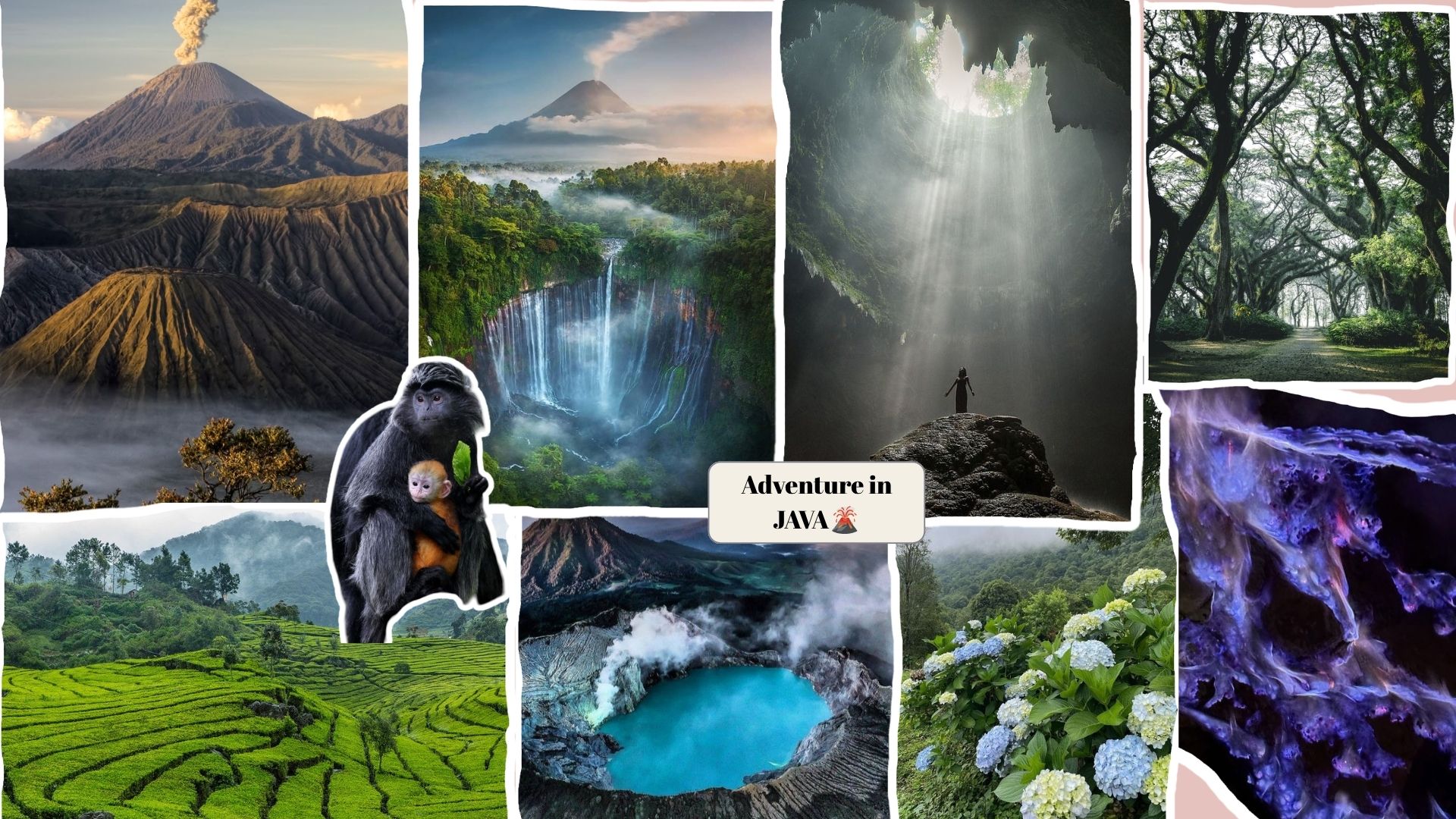 Indonesia adventure inspiration across Java